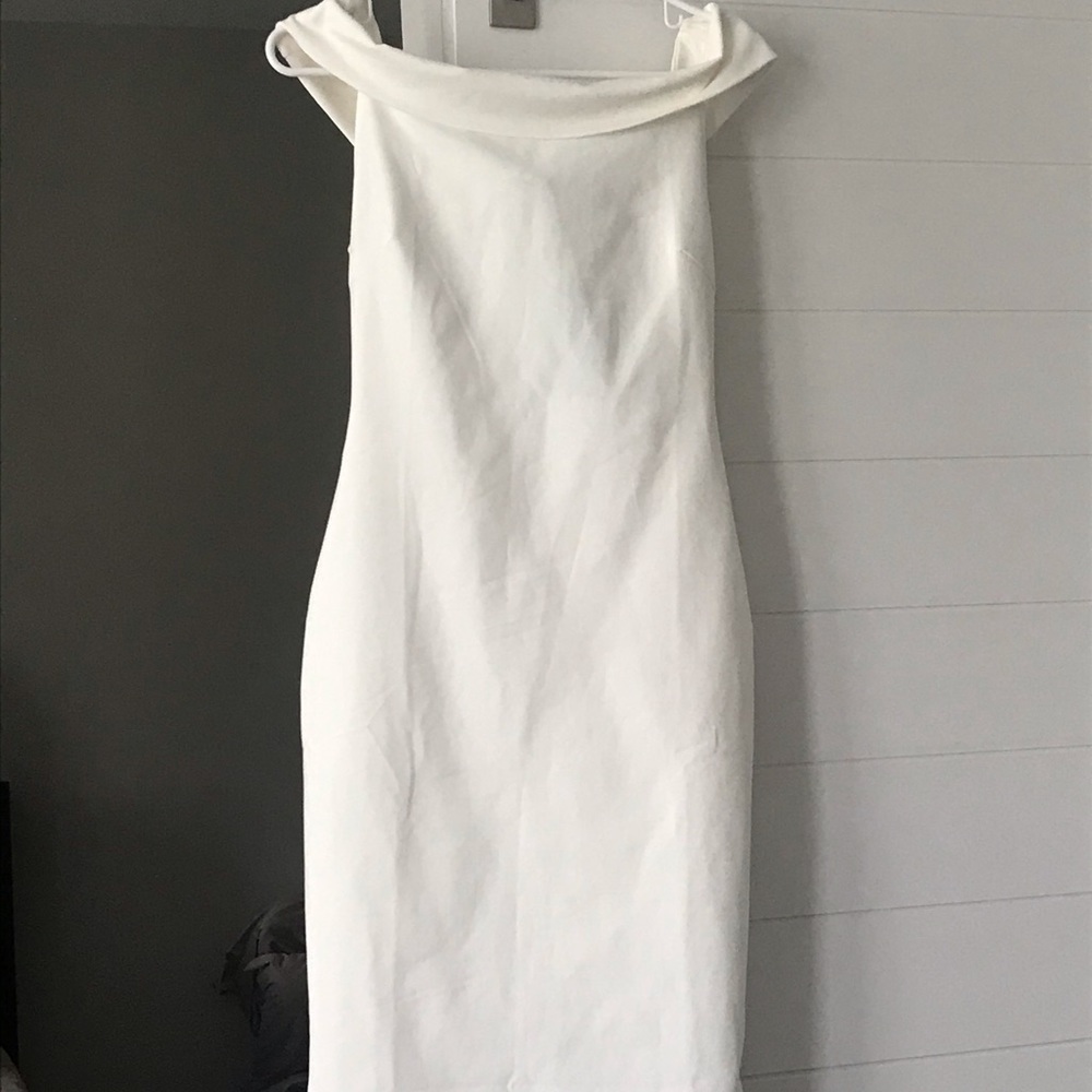 Off The Shoulder White Dress